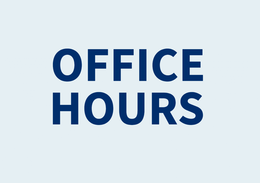 office hours graphic